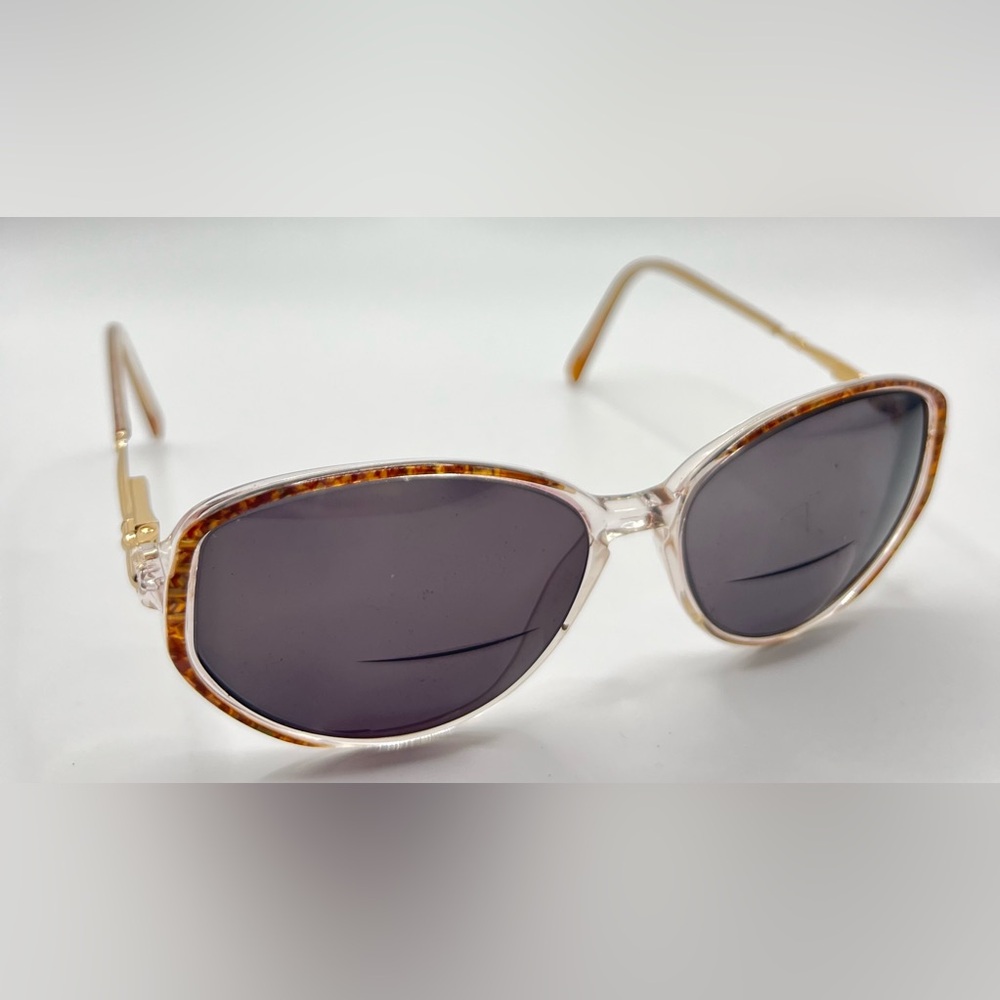 Adensco Bonnie Brown Translucent Oval Sunglasses Frames Only